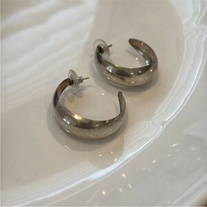 Silver Hoop Earrings